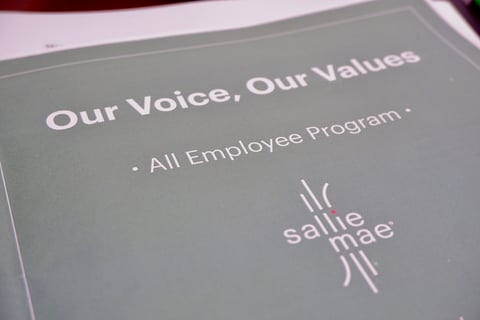 Our Voice, Our Values | Sallie Mae | Delivering Happiness